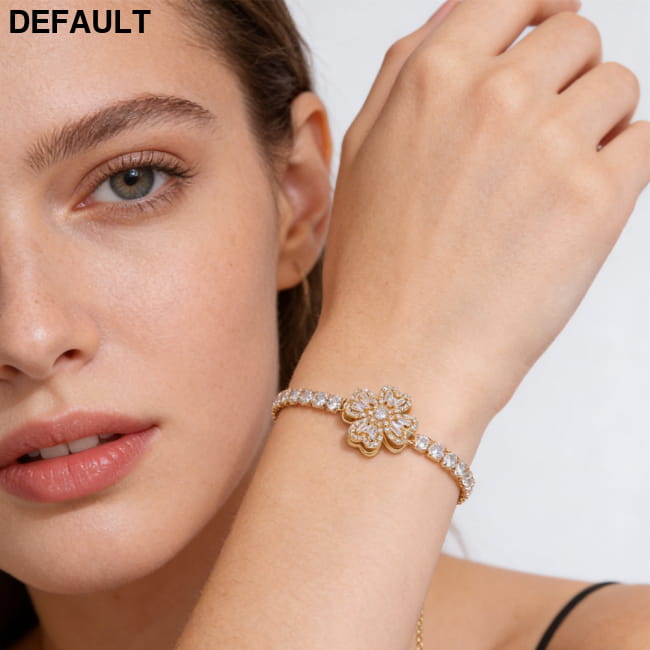 Women Bracelets Sterling Infinity Heart White Gold Plated Golden Best Selling Products