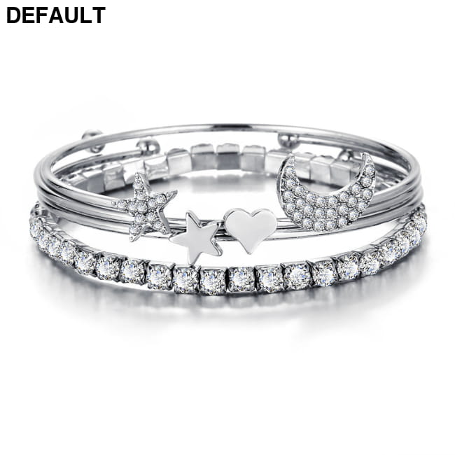 Women Moon Stars Cuff Bracelets Bangles Simple Gifts Best Selling Products