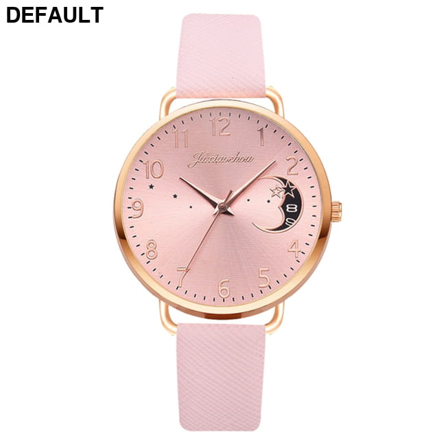 Women Watches Luxury Leather Band Watch Dress Clock Lady Pink / Only Best Selling Products