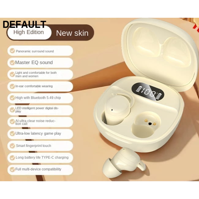 X62 Wireless Bluetooth In-Ear TWS Mini Sports Earbuds Long Skin Tone Earphones Headphones