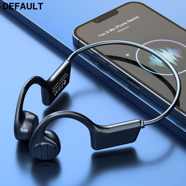 wireless bone conduction sports headphones Blue / CN Wireless Headset Mobile & Smart Phone Accessories