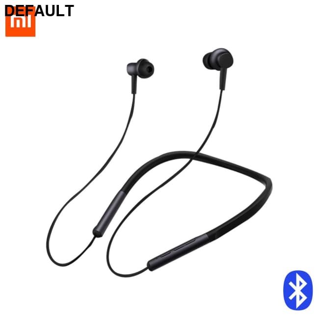 Xiaomi Bluetooth Collar Earphones Black Wireless Headset Headphones & Headsets