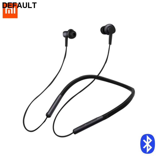 Xiaomi Bluetooth Collar Earphones Black Wireless Headset Headphones & Headsets