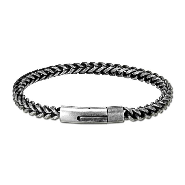 Rock And Roll 12MM Cycling Bike Chain Bracelet for Men Handles