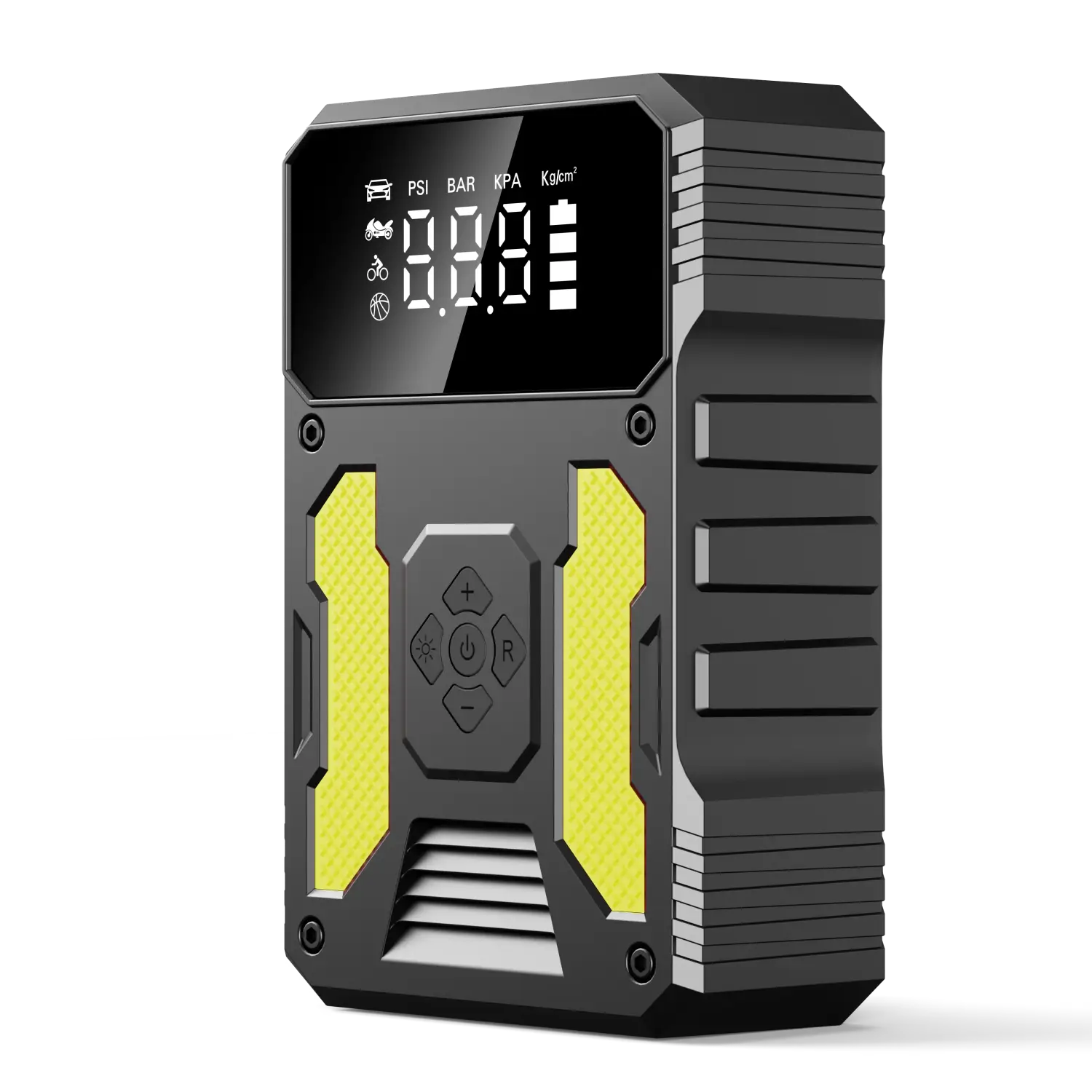 Car Jump Starter With Air Compressor Portable 12V Power Bank Battery Pack Lithium Booster