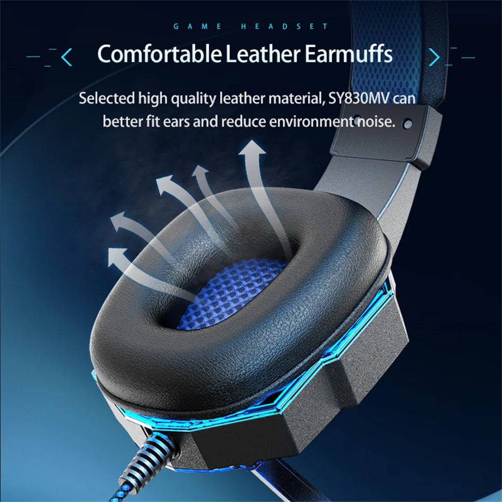 Earphones for wired laptops dedicated earphones gaming and esports comfortable to wear head mounted headphones Wired