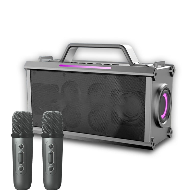 Wireless Bluetooth Speaker Home Karaoke Outdoor Audio System Portable Subwoofer With Microphone High-quality Stereo
