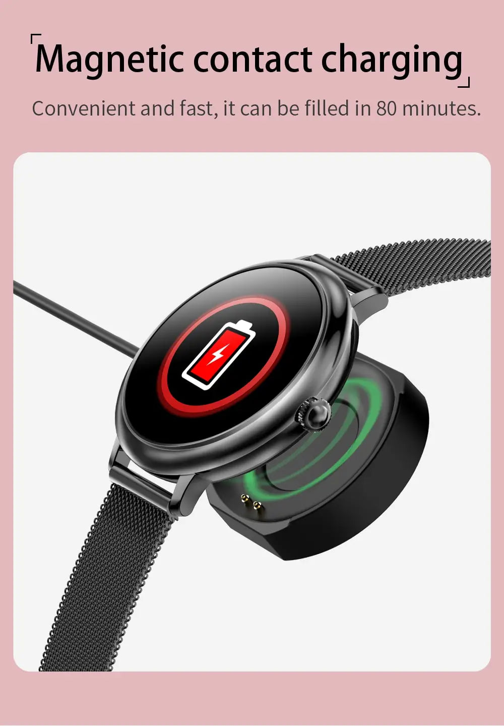 2020 SANLEPUS Stylish Women’s Smart Watch Luxury Waterproof Wristwatch Stainless Steel Casual Girls Smartwatch