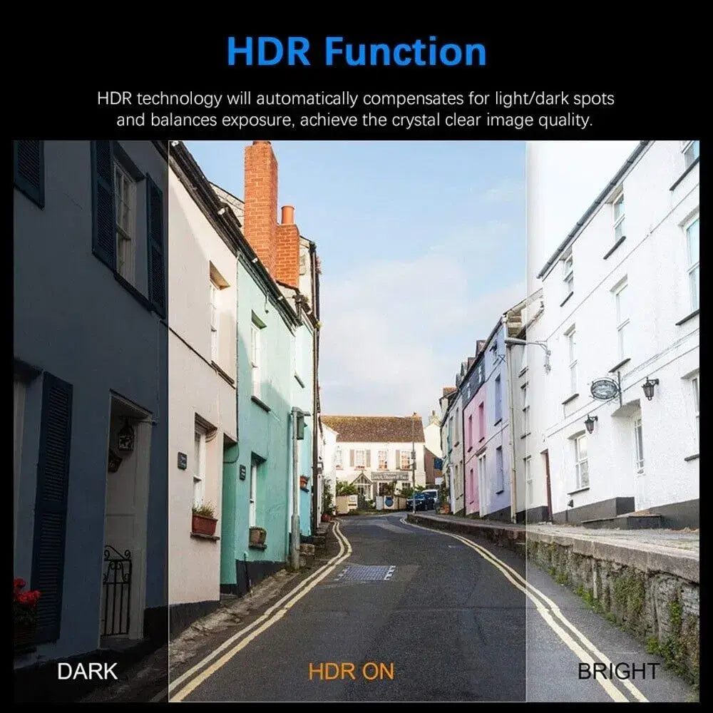 1080P Dual Lens Car DVR Dash Cam Video Recorder G-Sensor