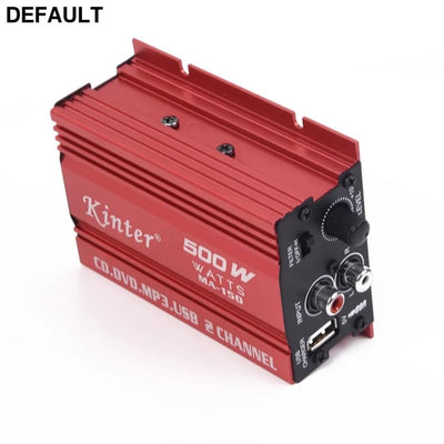 1 Set Car 12V 500W 2 Channels Mini Hi-Fi Stereo Audio Amp Subwoofer Automotive Accessories Amplifiers Power