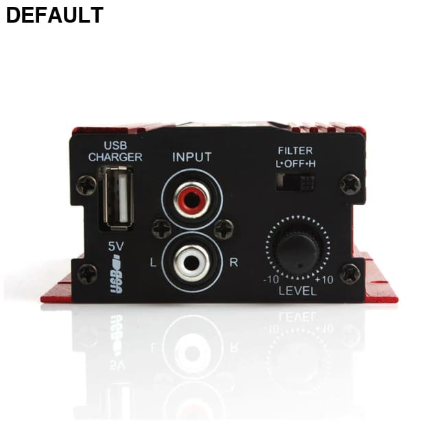 1 Set Car 12V 500W 2 Channels Mini Hi-Fi Stereo Audio Amp Subwoofer Automotive Accessories Amplifiers Power