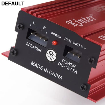 1 Set Car 12V 500W 2 Channels Mini Hi-Fi Stereo Audio Amp Subwoofer Automotive Accessories Amplifiers Power