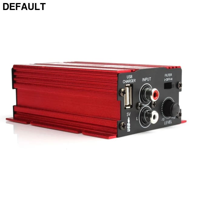 1 Set Car 12V 500W 2 Channels Mini Hi-Fi Stereo Audio Amp Subwoofer Automotive Accessories Amplifiers Power