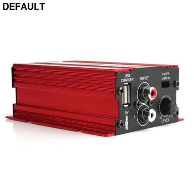 1 Set Car 12V 500W 2 Channels Mini Hi-Fi Stereo Audio Amp Subwoofer Automotive Accessories Amplifiers Power