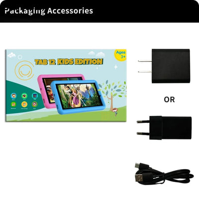 10.1 Inch Tablet for Kids Android 13 Octa-Core 4G LTE Dual SIM Parental Control 12GB RAM(6 + 6 Expand)/128 GB Storage