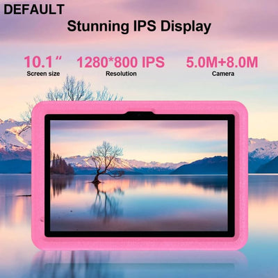 10.1 Inch Tablet for Kids Android 13 Octa-Core 4G LTE Dual SIM Parental Control 12GB RAM(6 + 6 Expand)/128 GB Storage