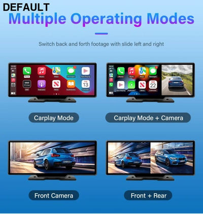 10.26’’ Dash Cam 4K Car Mirror Video Player Wireless Carplay Android Auto GPS Monitor Multimedia Rearview Camera