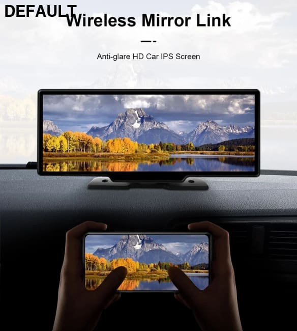 10.26’’ Dash Cam 4K Car Mirror Video Player Wireless Carplay Android Auto GPS Monitor Multimedia Rearview Camera