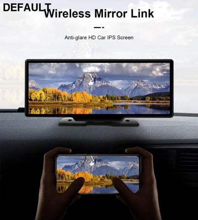 10.26’’ Dash Cam 4K Car Mirror Video Player Wireless Carplay Android Auto GPS Monitor Multimedia Rearview Camera