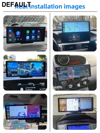 10.26’’ Dash Cam 4K Car Mirror Video Player Wireless Carplay Android Auto GPS Monitor Multimedia Rearview Camera