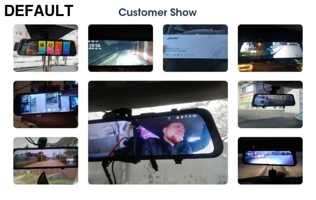 10.26’’ Dash Cam 4K Car Mirror Video Player Wireless Carplay Android Auto GPS Monitor Multimedia Rearview Camera