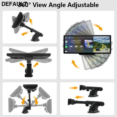 10.26’’ Dash Cam 4K Car Mirror Video Player Wireless Carplay Android Auto GPS Monitor Multimedia Rearview Camera