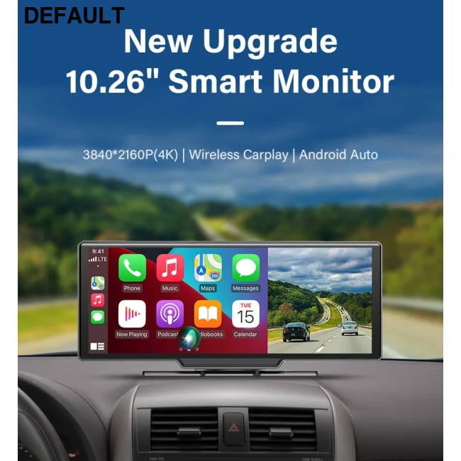 Jansite 10.26 inch dash cam 4k car mirror wireless carplay DVR Cameras Electronics