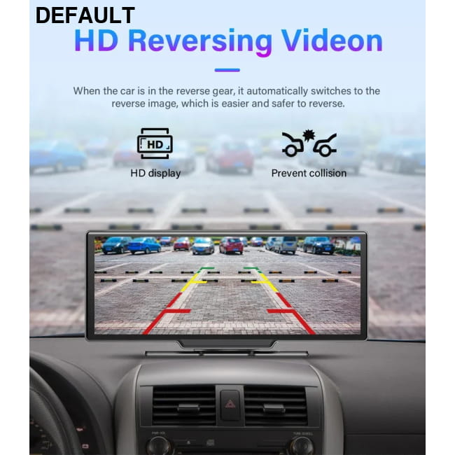 Jansite 10.26 inch dash cam 4k car mirror wireless carplay DVR Cameras Electronics