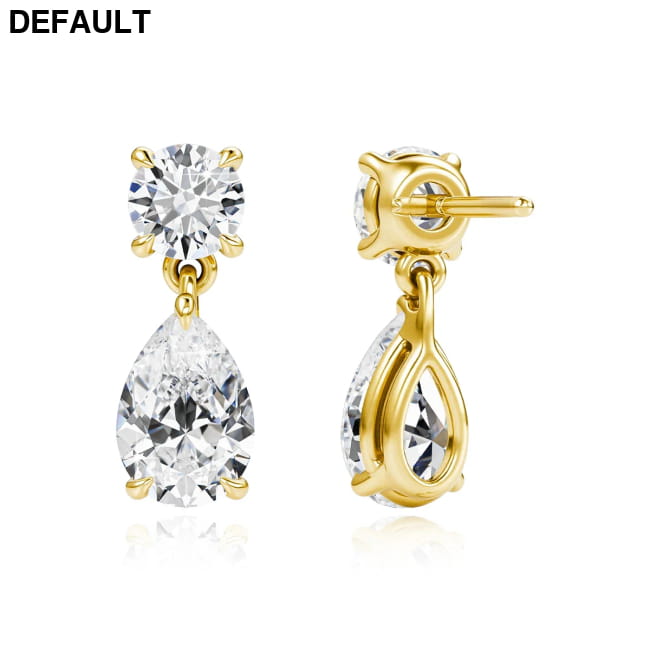 Real Moissanite Earrings and Women Lab Diamond Jewelry in 925 Silver Sterling