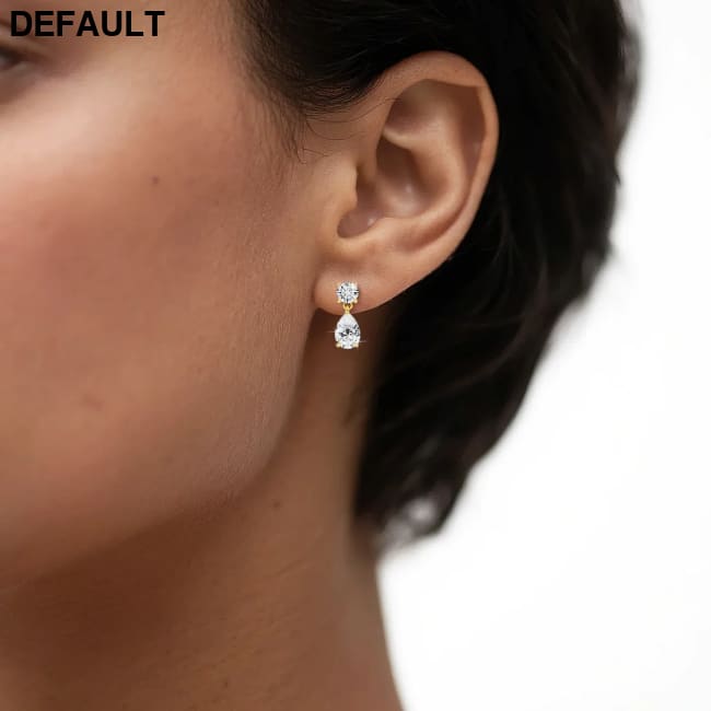 100% Real Moissanite Dangling Earrings For Women Lab Diamond Eardrop 925 Sterling Silver Jewelry Girl Valentine’s Day