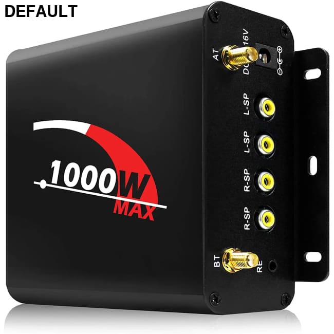 1000W 4CH Multmedia Power Amplifier with Bluetooth FM Radio USB AUX SD Card Compact Audio Player for Cars Motorcycles