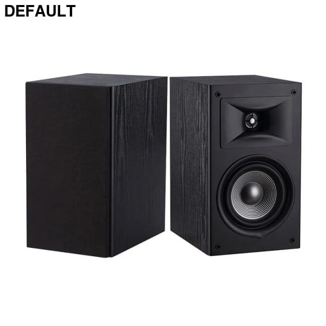 100W 6.5 Inch Bookshelf Speakers Wooden Home Theater Pair Black A Electronics