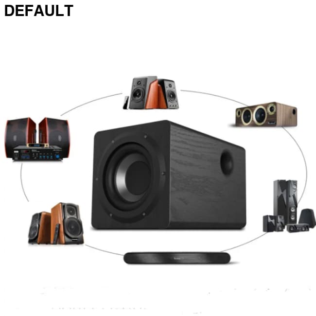 100W Wooden Desktop Passive Heavy Duty Subwoofer 6.5 Inch Horn Caixa De Som Need To Match Home Amp Or Powered Speakers