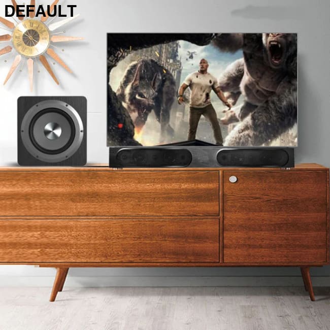 100W Wooden Desktop Passive Heavy Duty Subwoofer 6.5 Inch Horn Caixa De Som Need To Match Home Amp Or Powered Speakers