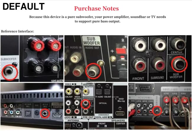 100W Wooden Desktop Passive Heavy Duty Subwoofer 6.5 Inch Horn Caixa De Som Need To Match Home Amp Or Powered Speakers