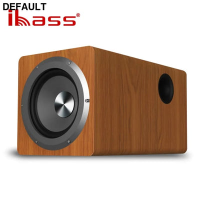 100W Wooden Desktop Passive Heavy Duty Subwoofer 6.5 Inch Horn Caixa De Som Need To Match Home Amp Or Powered Speakers