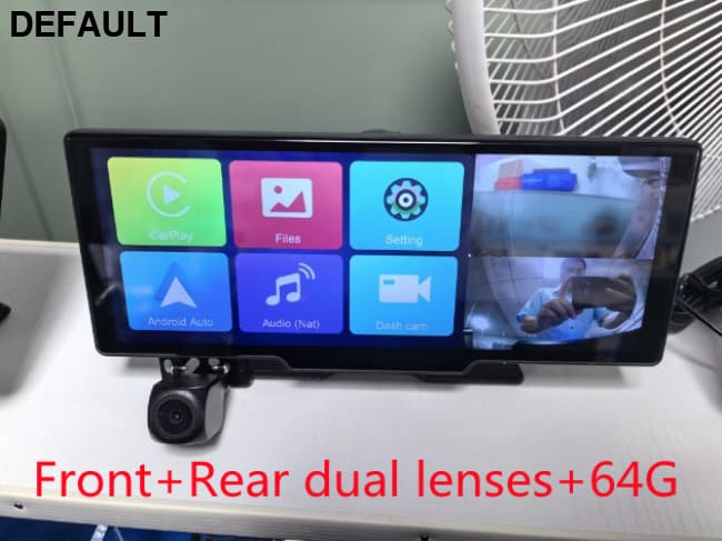 1026-inch Full Touch Screen All-in-one Car Navigation Device Front And Rear Dual Recording HD P Split Display Lenses