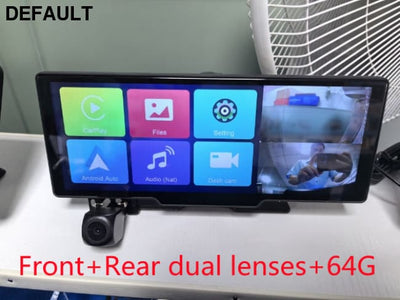 1026-inch Full Touch Screen All-in-one Car Navigation Device Front And Rear Dual Recording HD P Split Display Lenses