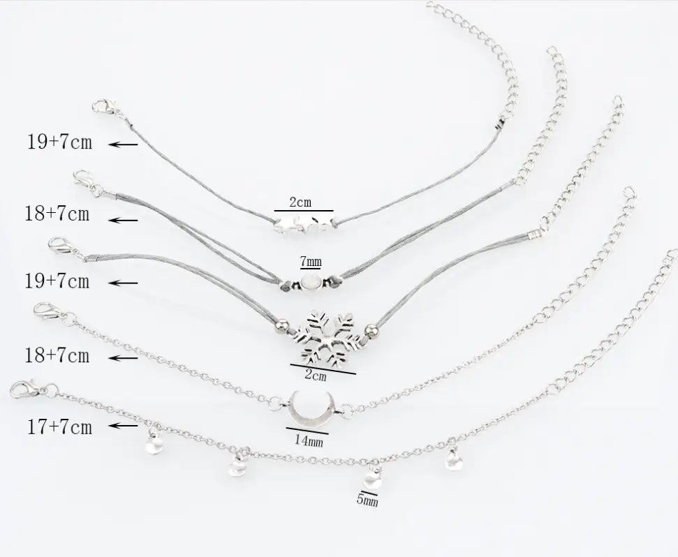 Bohemian Bracelets & Bangles Set Vintage Bead Boho Charm Bracelet For Women Jewelry Accessories Pulseras Mujer Bijoux