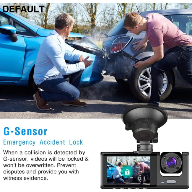 1080p Car DVR Vehicle Recorder Video with Rear Camera Night Vision Cameras Dash