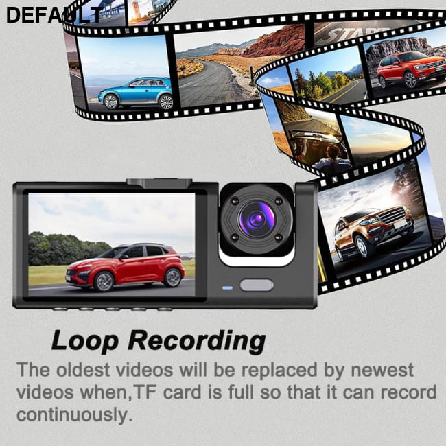1080p Car DVR Vehicle Recorder Video with Rear Camera Night Vision Cameras Dash