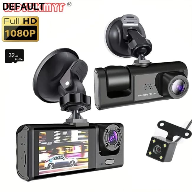 1080P Car Dvr 2/3 Camra Dash Cam for Cars Camera Vehicle Recorder Video Front Optional Rear Night Vision Dashcam DVR