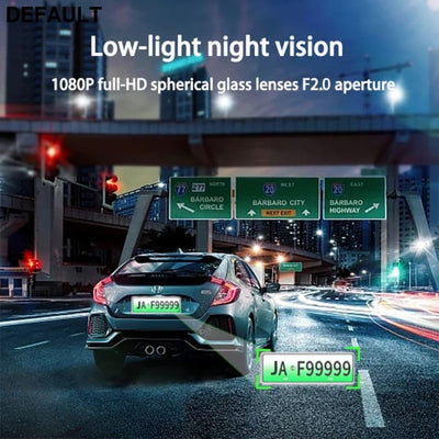 1080P Car Dvr 2/3 Camra Dash Cam for Cars Camera Vehicle Recorder Video Front Optional Rear Night Vision Dashcam DVR