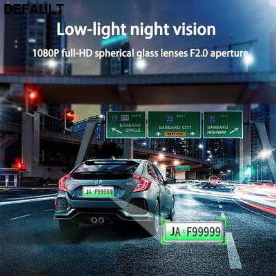 1080P Car Dvr 2/3 Camra Dash Cam for Cars Camera Vehicle Recorder Video Front Optional Rear Night Vision Dashcam DVR