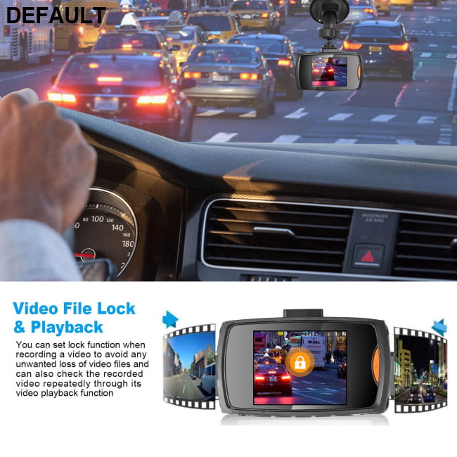 1080p Car DVR Dash Cam Camcorder with Loop Recording and Night Vision Black Cameras Electronics