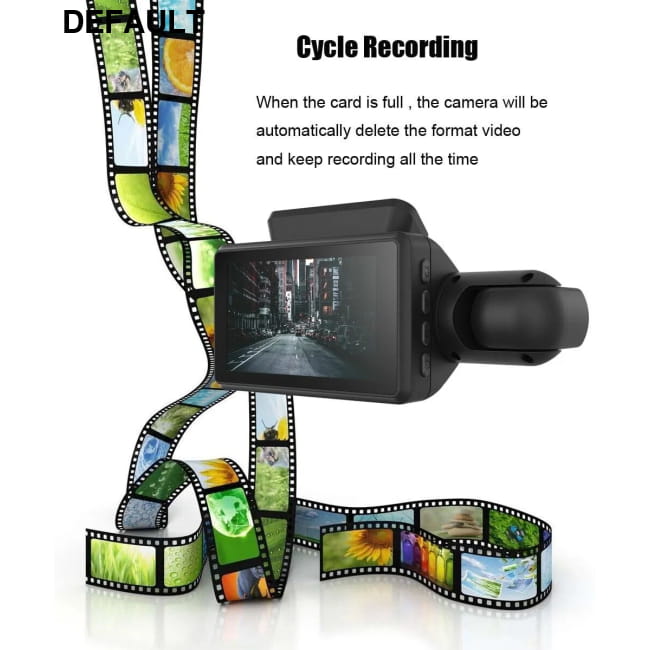 1080P Dual Lens Car DVR Dash Cam Video Recorder G-Sensor Cameras