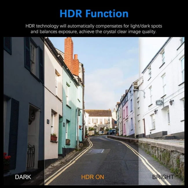 1080P Dual Lens Car DVR Dash Cam Video Recorder G-Sensor Cameras