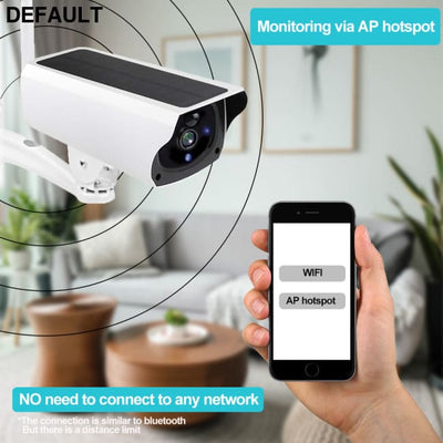 1080P IP Bullet Camera WiFi Outdoor Battery Solar Panel CCTV Wireless Surveillance Cam Home Security Protection Two Way
