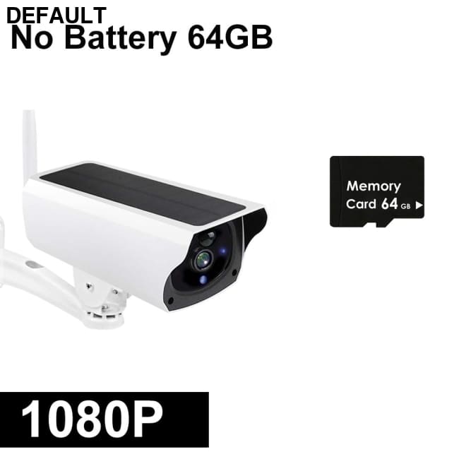 1080P IP Bullet Camera WiFi Outdoor Battery Solar Panel CCTV Wireless Surveillance Cam Home Security Protection Two Way