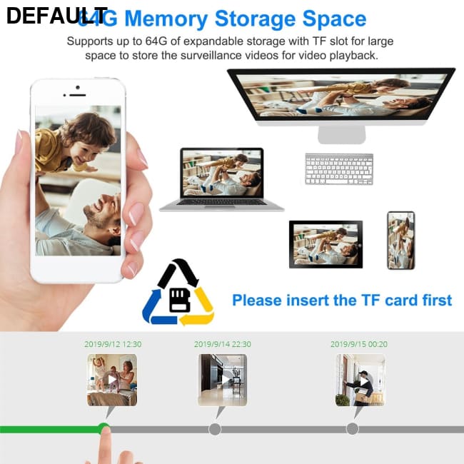 1080P Solar WiFi Camera White Home Security